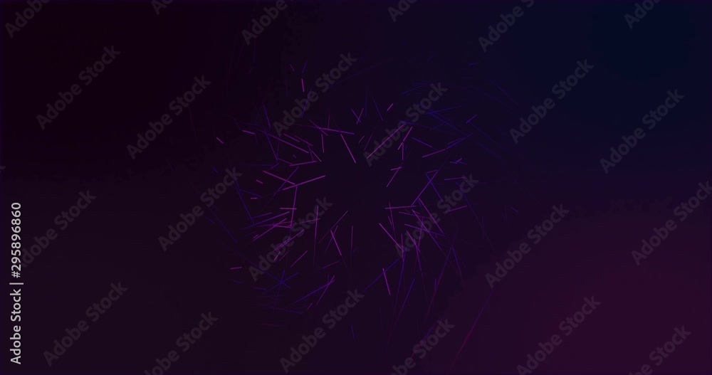 Poster abstract lines moving in a dark purple environment. abstract background for science fiction videos, 