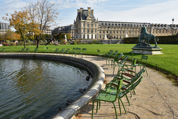 Jardin des Tuileries à Paris, France