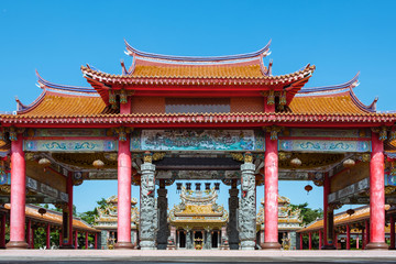 Fototapeta premium Chinese shrine and temple in Bangkok, Thailand