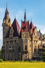 Fototapeta premium Castle in Moszna, southwestern Poland
