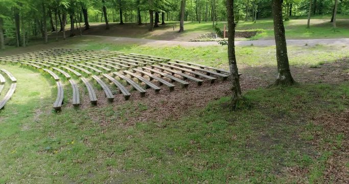 Drone by the benches at B&oslash;gescenerne at Smukfest, Denmark
