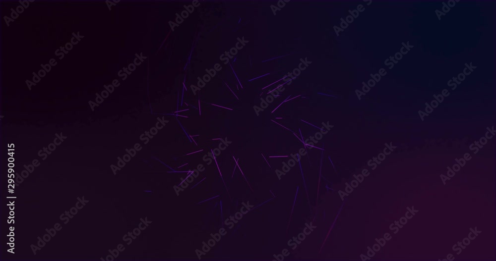 Poster abstract lines moving in a dark purple environment. abstract background for science fiction videos, 