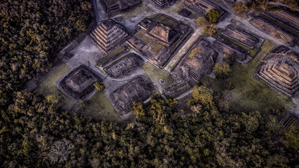 Pyramids El Tajín an ancient town in Veracruz Mexico is a beautiful UNESCO archeological site. Religious temples, pyramids and town served to Totonacas tribe.