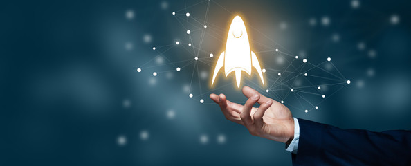 Concept of fast business success