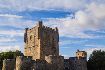 Fototapeta na wymiar Medieval castle of Braganca