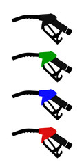 pistolet paliwowy zestaw ikon © robert6666