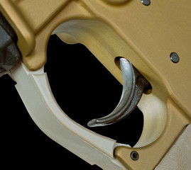 Dark AR-15 trigger