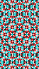 Ornate geometric pattern and abstract colored background