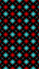 Ornate geometric pattern and abstract colored background