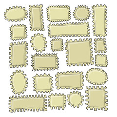 Post stamp collection for your design