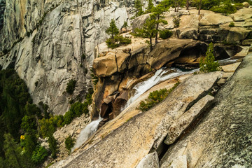 Hiking in the Yosemite National Park USA