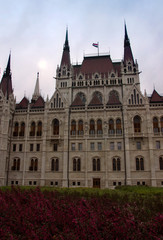 Fototapeta na wymiar The parliament building in Budapest. Hungary. 