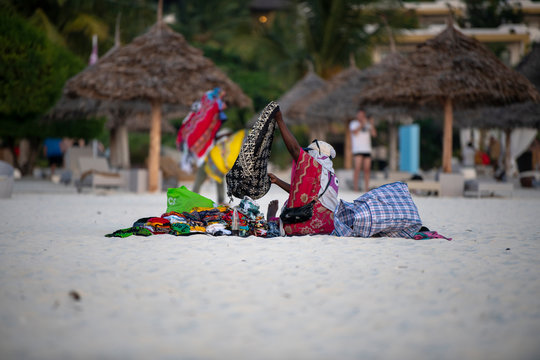 Beach seller
