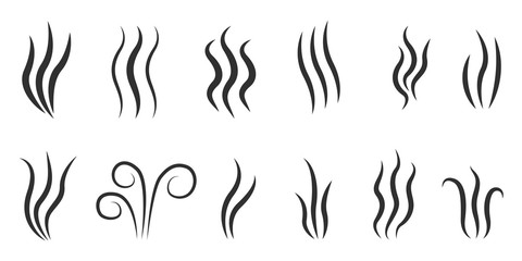 Cooking steam symbols