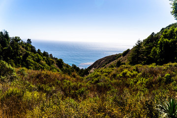 Fototapeta na wymiar Beautiful coast of California USA