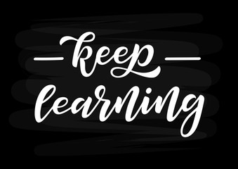 Keep learning hand drawn lettering