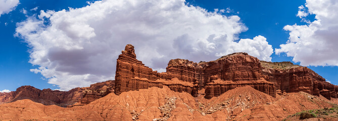 Red Rocks against blue skies
