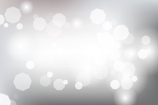 Colorful blury glowing background. Vector holiday banner with lights and bokeh texture. Winter seasonal soft backdrop.