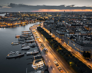 Stockholm at night