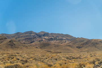 Amazing view over the Death Valley in USA