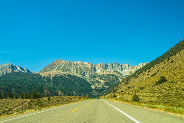 Naklejka premium Amazing view over the Yosemite National Park in USA
