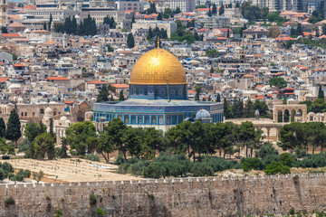 Nice panorama of the city of Jerusalem