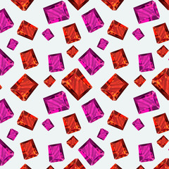 seamless pattern crystal illustration, design waping papper
