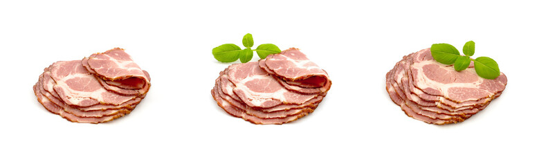 karkówka wędzona w plastrach