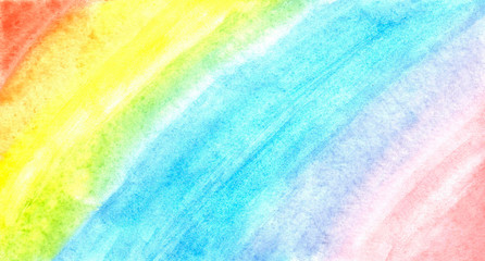 Hand drawn colorful watercolor background