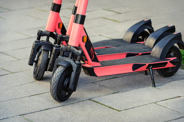 Elektroroller parkten in München