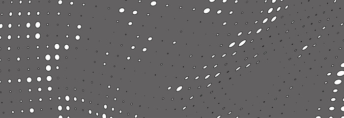 Vector halftone texture. Chaotic dance of dots. Template for printing on posters, labels, business cards. Abstract background