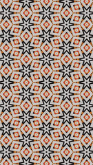 Obraz premium Ornate geometric pattern and abstract colored background
