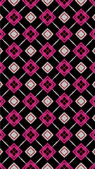 Ornate geometric pattern and abstract colored background