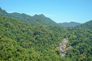 view of mountains in Langkawi Malaysia