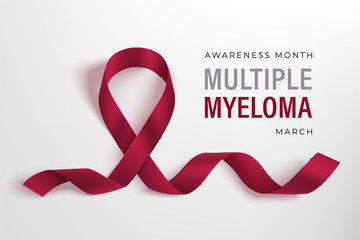 Multiple Myeloma Awareness banner. Healthcare vector design.