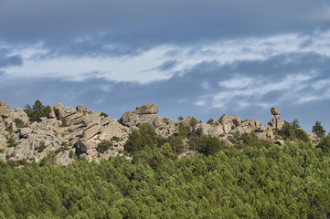 Fototapeta na wymiar La Pedriza en el Parque Natural de la Sierra de Guadarrama. Comunidad de Madrid. España
