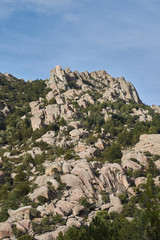 Fototapeta na wymiar La Pedriza en el Parque Natural de la Sierra de Guadarrama. Comunidad de Madrid. España