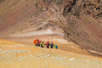 go down on the rainbow mountains