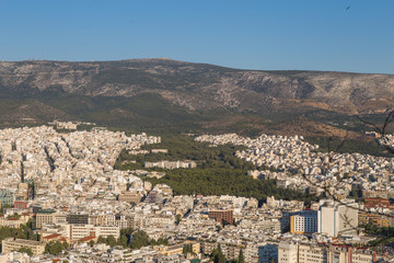 Obraz premium view of the city of Athens, Greece