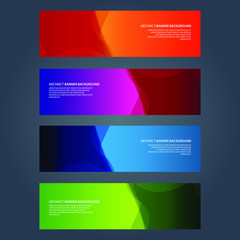 Fototapeta premium Vector Abstract design banner web template