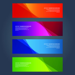 Vector Abstract design banner web template
