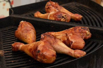 turkey leg on the grill