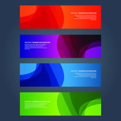 Vector Abstract design banner web template