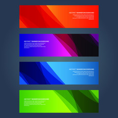 Vector Abstract design banner web template