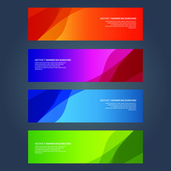 Fototapeta premium Vector Abstract design banner web template