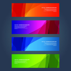 Fototapeta premium Vector Abstract design banner web template