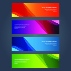 Vector Abstract design banner web template