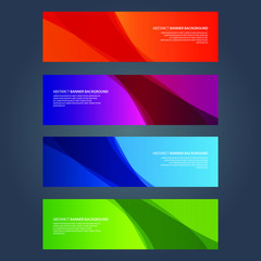 Fototapeta premium Vector Abstract design banner web template