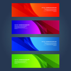 Vector Abstract design banner web template