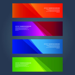 Fototapeta premium Vector Abstract design banner web template